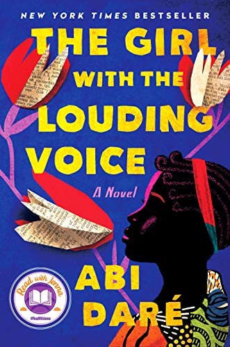 The Girl with the Louding Voice by Abi Daré book cover.