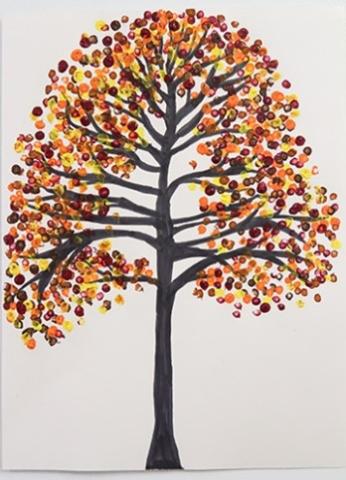 painted tree