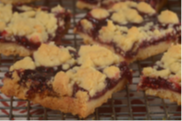 Raspberry Linzer Crumble 