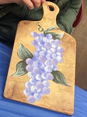 Painted Charcuterie Board 