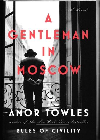 A Gentleman in Moscow by Amor Towles book cover