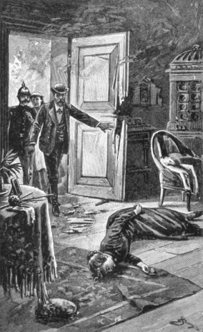 Victorian Murder scene 