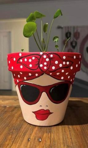 Polkadot Flowerpot 