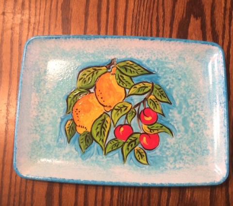 Lemon Cherry Tray 