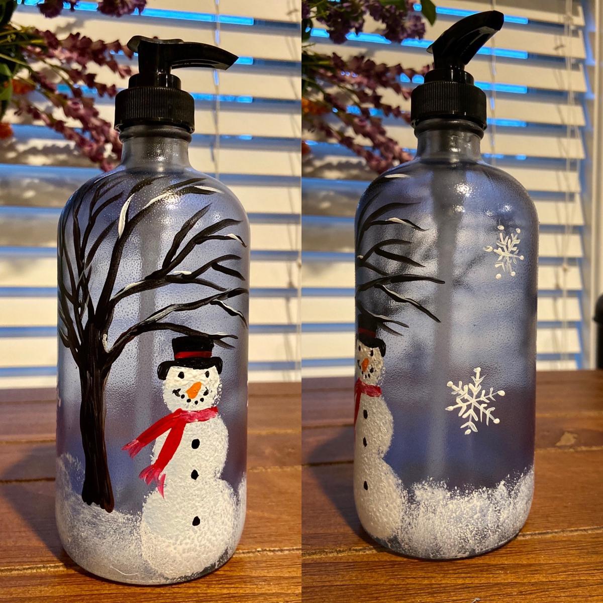 Painted Soap Dispenser 