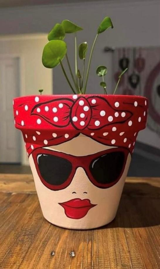 Polkadot Flowerpot 